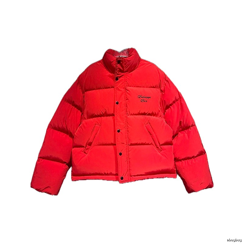 Balenciaga's red trendy and cool down jacket