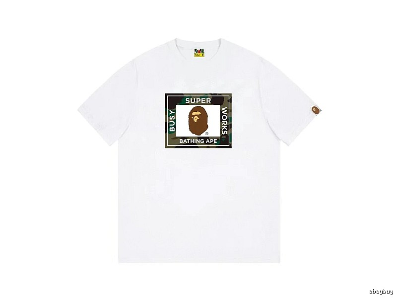 Bape Ape Head Camouflage Style Short-sleeve Shirt