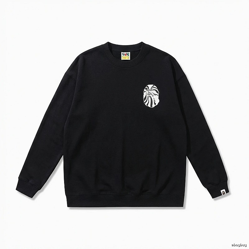 Bape Ape Head Casual Black Sweatshirt