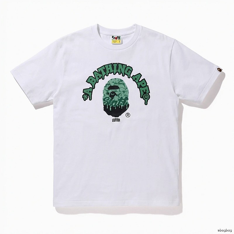 Bape Ape Head Cool White T-shirt in Streetwear Style