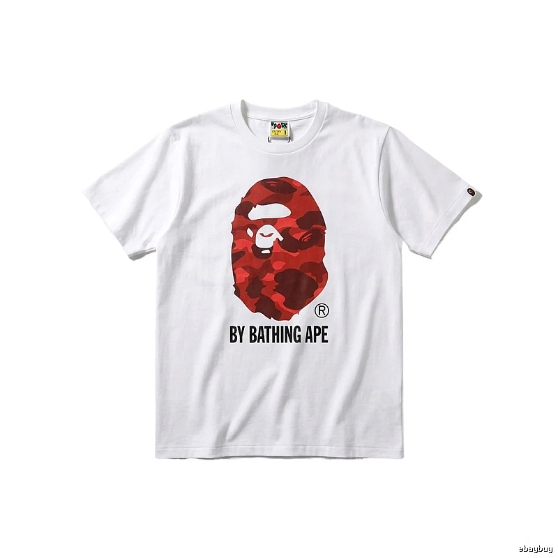 Bape ape head print white T-shirt