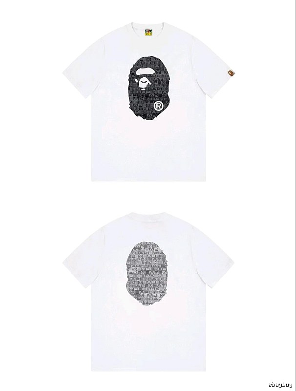 Bape Ape Head Simple White T-shirt