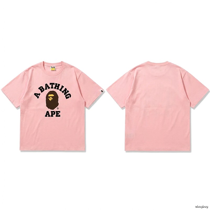 Bape Ape series pink T-shirt