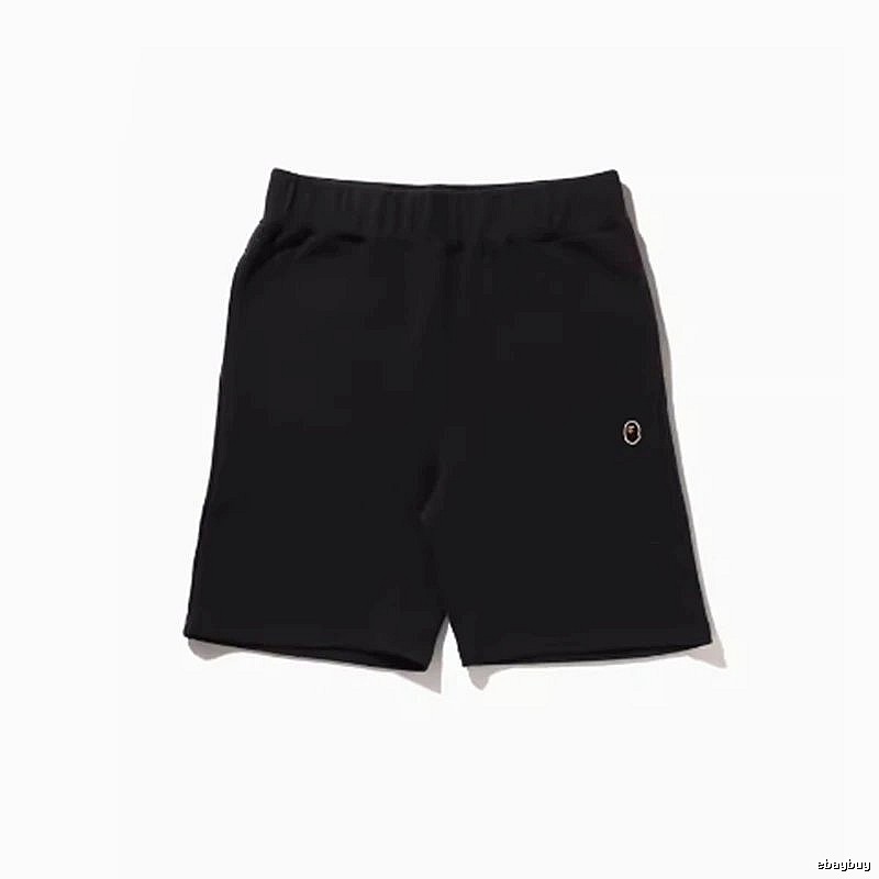 Bape basic black shorts