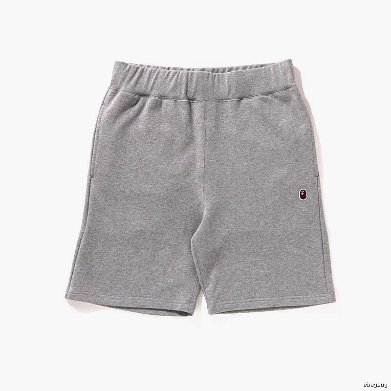 Bape basic casual gray shorts