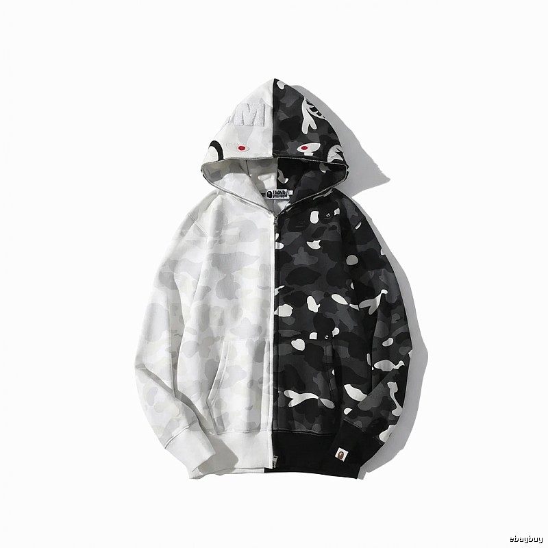 Bape camouflage patchwork style coat