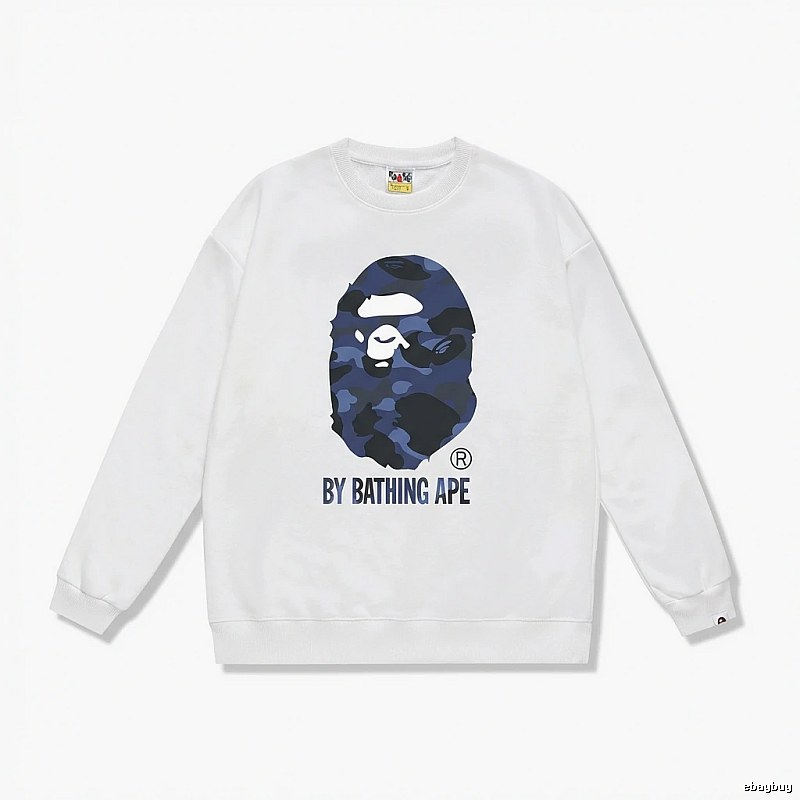 Bape camouflage style white sweatshirt