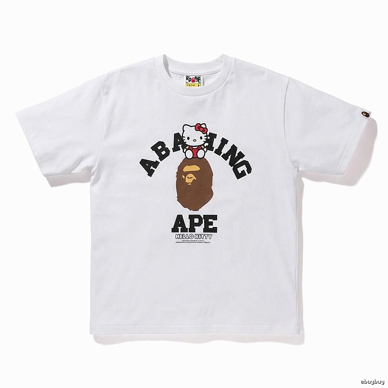 Bape Co-branded Cartoon White T-shirt