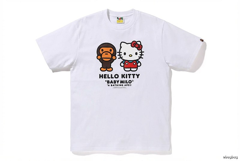 Bape co-branded cartoon white T-shirt