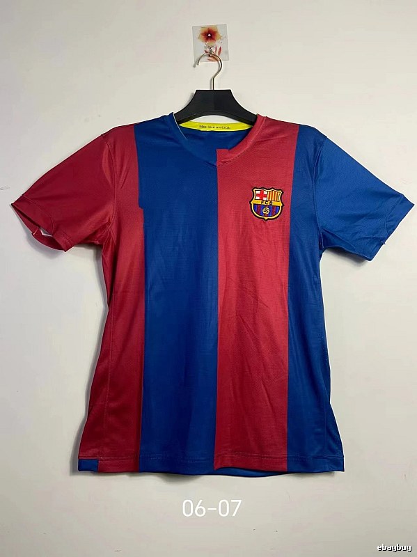 Barcelona Weekend Retro soccer jersey Blue Red Barcelona for Seasonal Looks