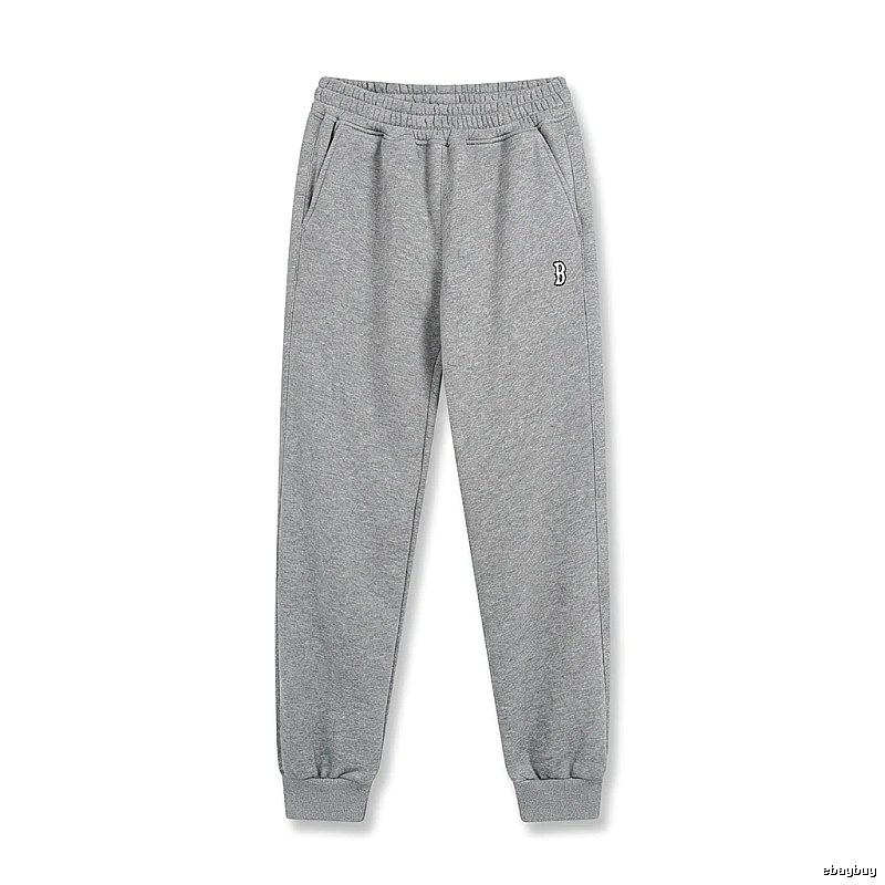 Basic style casual gray sweatpants of MLB
