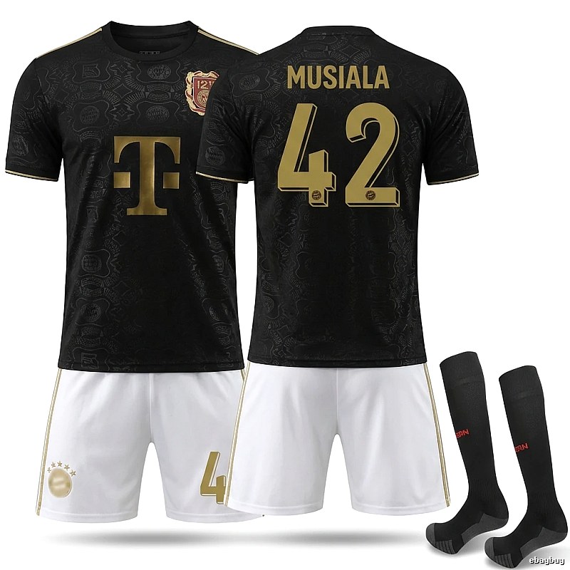 Bayern Munich Black Gold Trendy Brand Jersey