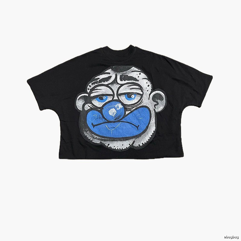 Billionaire Cartoon Trendy Brand Black T-shirt