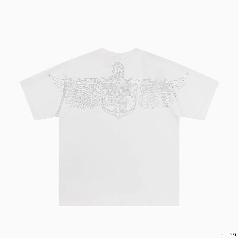 BOY Wing Print Street Style White T-Shirt