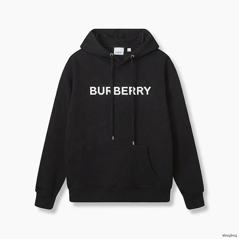 Burberry pixel-style black sweatshirt