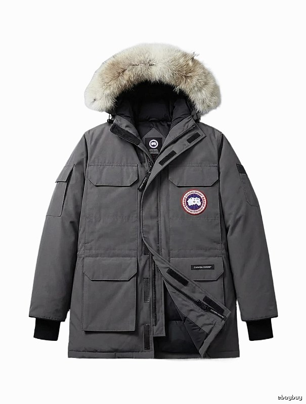 Canada Goose Parka Style Dark Grey Down Jacket