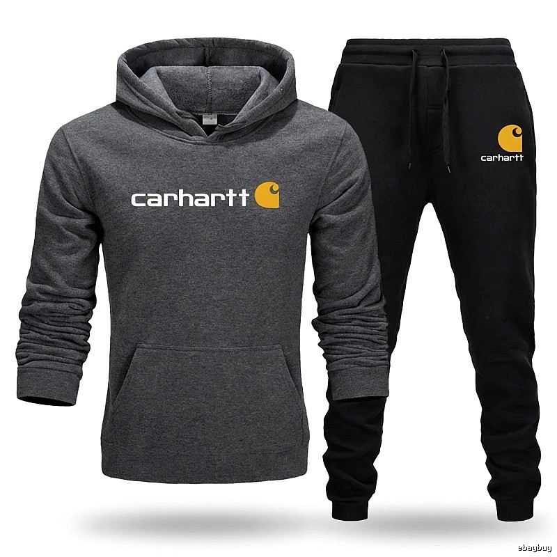 Carhartt basic gray hooded suit