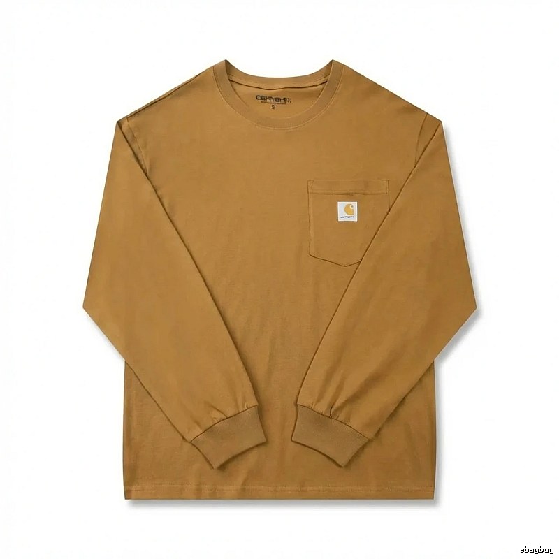 Carhartt basic retro brown long-sleeve