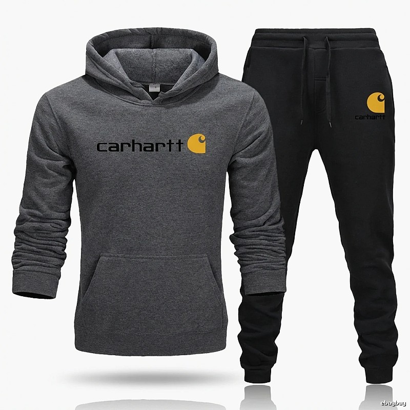 Carhartt Casual Gray-Black Sportswear Set