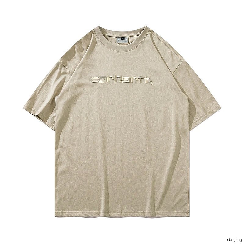 Carhartt Casual Logo T-shirt Light Blue Subtle for Streetwear Looks