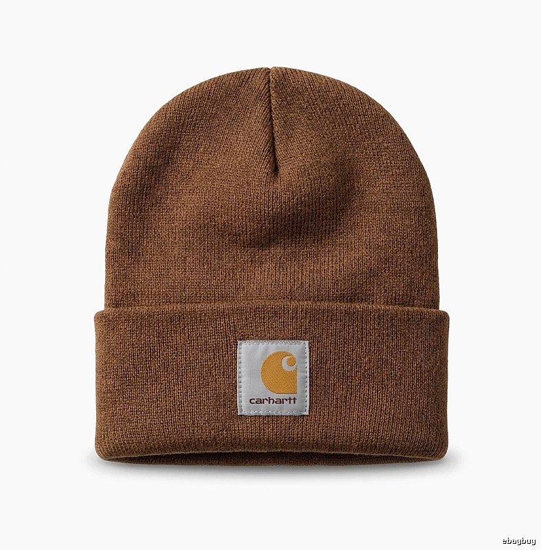 Carhartt classic brown knitted hat