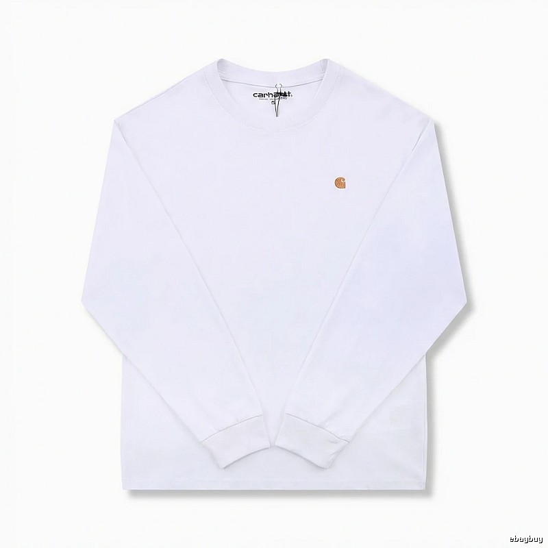 Carhartt classic simple style white sweatshirt