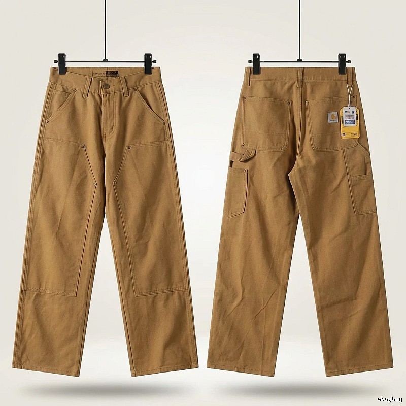 Carhartt retro-style khaki work pants