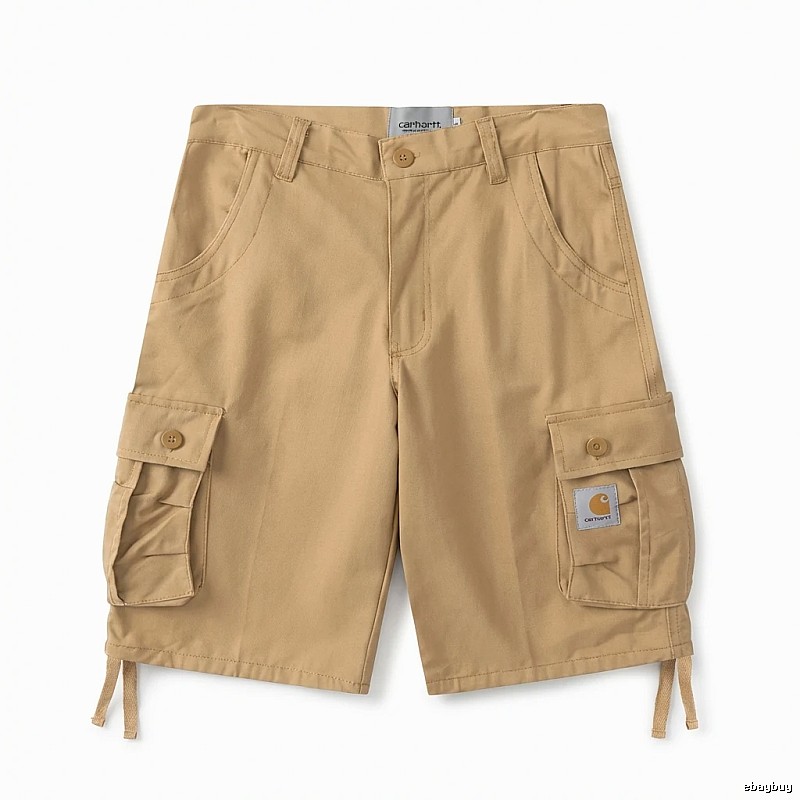 Carhartt workwear-style khaki shorts