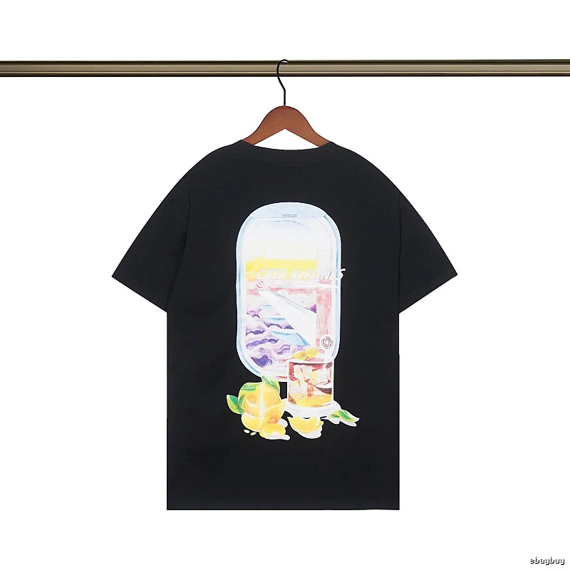 Casablanca Aviation Series Trendy Cool Black T-shirt