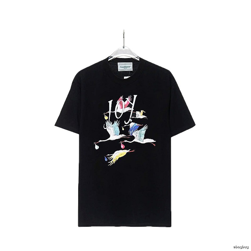 Casablanca Crane Style Black T-shirt