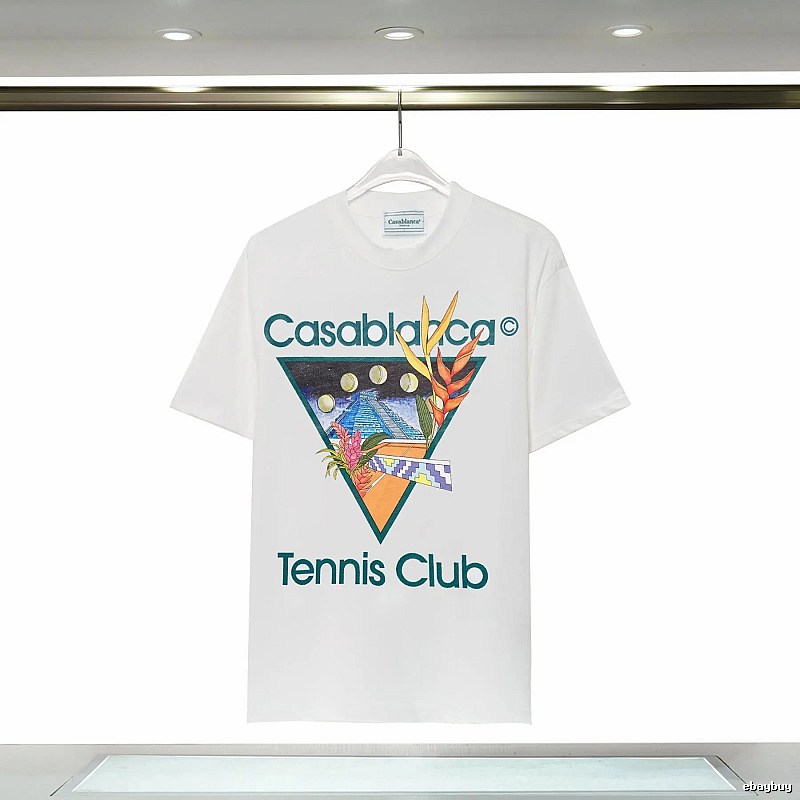 Casablanca Printed Casual White T-shirt