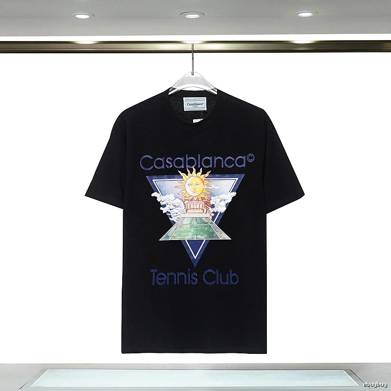 Casablanca retro style black T-shirt