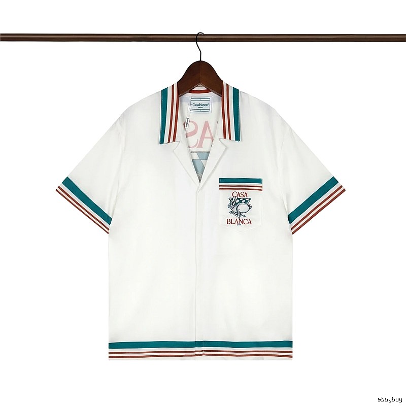 Casablanca retro-style white shirt