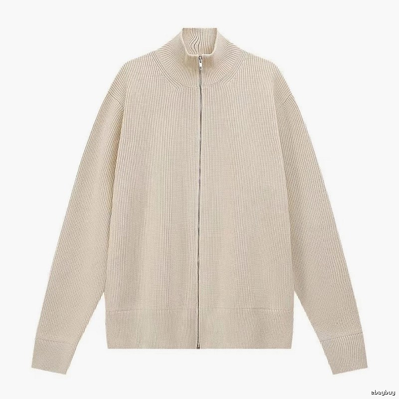 Casual Zip jacket Black Minimalist Full for Streetwear Looks