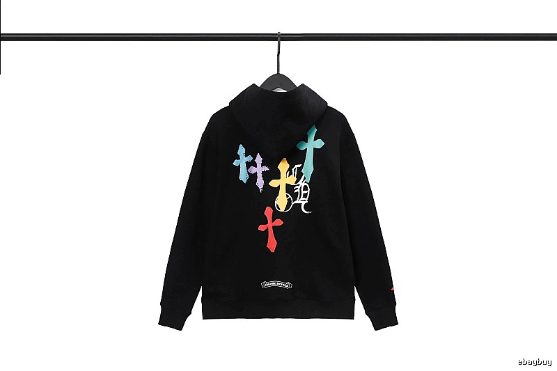 Chrome Hearts 2089-57 Black Cross Graphic Hoodie Bold Graphic
