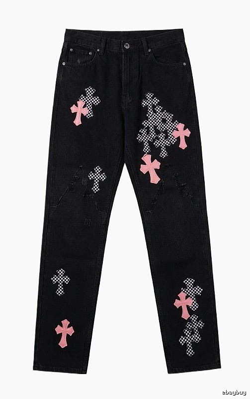 Chrome Hearts Cross Cool Black Jeans