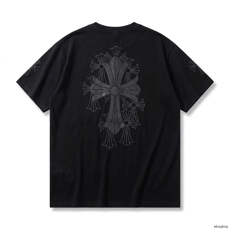 Chrome Hearts cross dark style short-sleeve shirt