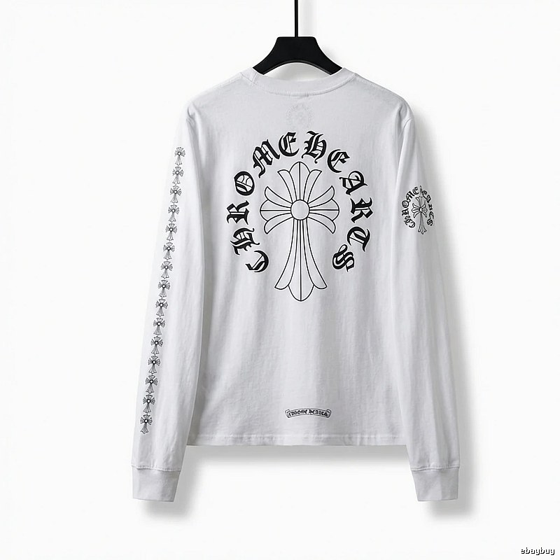 Chrome Hearts Cross Dark Style White T-shirt