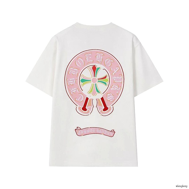 Chrome Hearts Cross Print Street Style Off-white T-Shirt