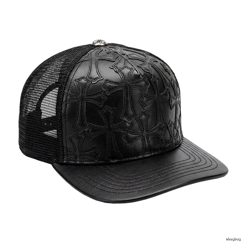 Chrome Hearts Cross Trendy Cool Black Hat