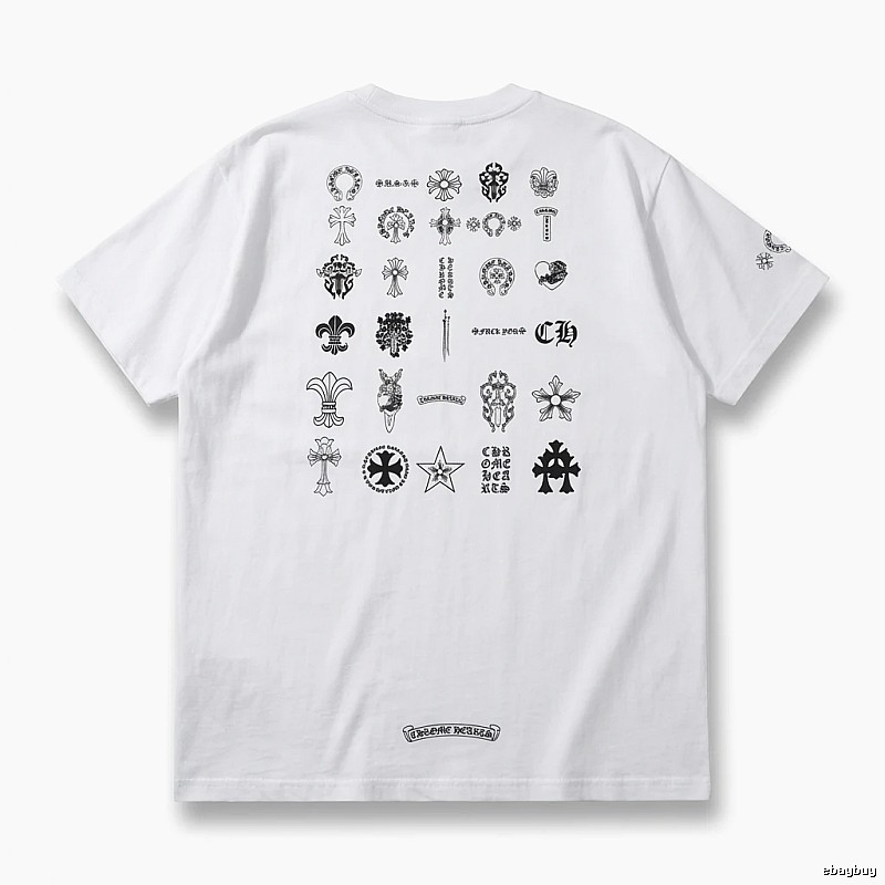 Chrome Hearts Dark Style White T-shirt