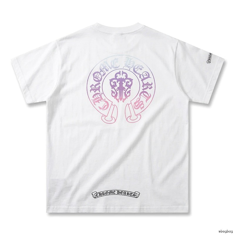 Chrome Hearts Gradient Retro White T-shirt