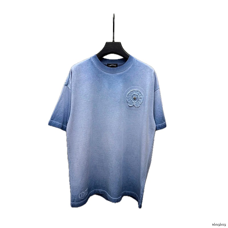 Chrome Hearts Gradient Style Blue T-shirt