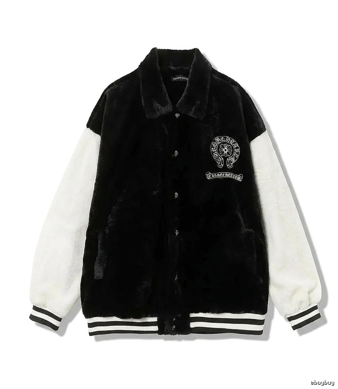 Chrome Hearts Retro Style Black and White Jacket