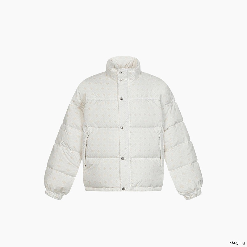 Chrome Hearts Retro Style White Cotton Coat