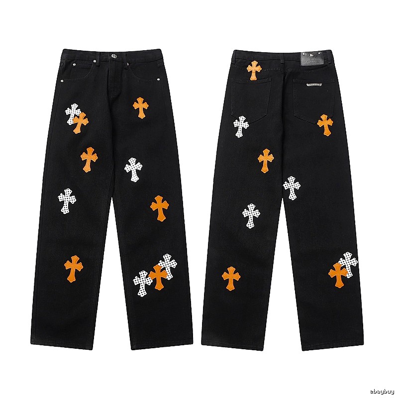 Chrome Hearts Sport Graphic jeans Light Denim Jeans for Collection Drops