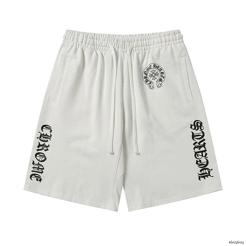 Chrome Hearts trendy and cool white shorts
