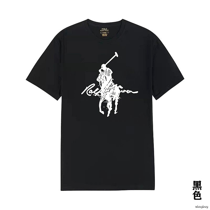 Classic style black T-shirt of Ralph Lauren