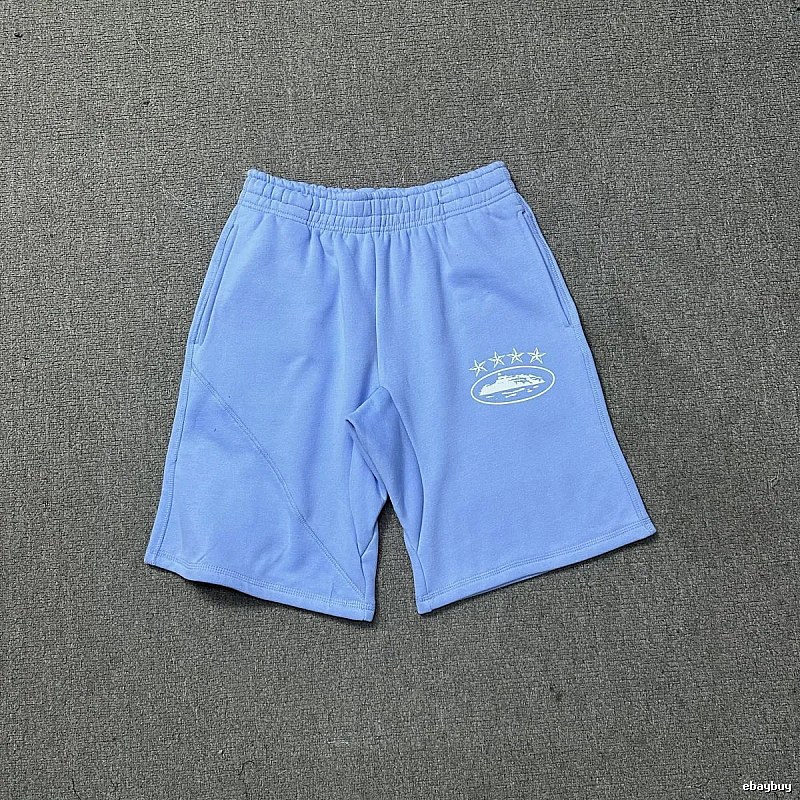 Corteiz casual light blue shorts