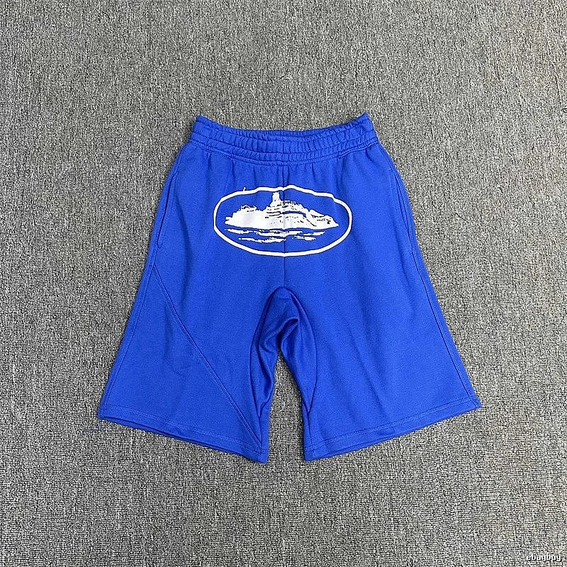 Corteiz Cruise Print Blue Shorts